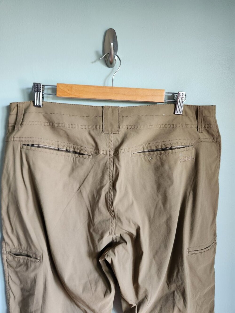 Kuhl Mens 36x30 Renegade Afire Chino Pants Charcoal Tan 5158 Nylon Stretch - Picture 8 of 13